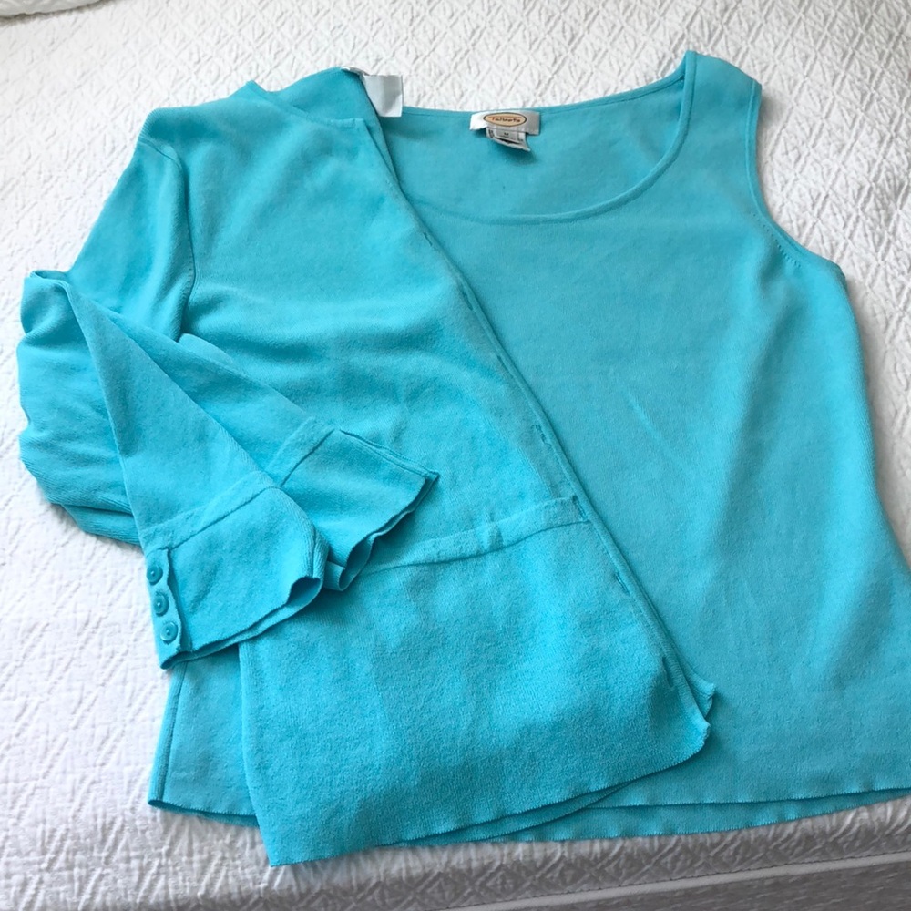 Talbots petite twin set